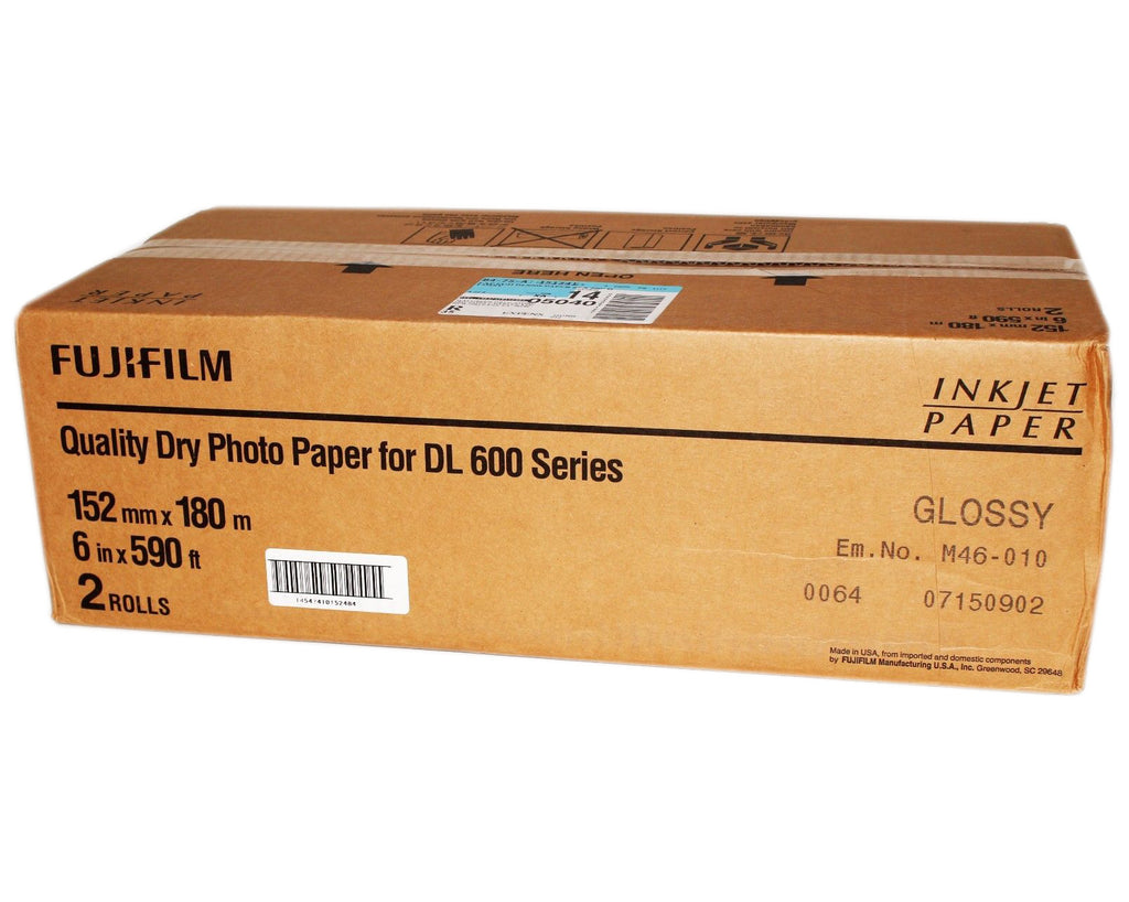 Fuji 6x180m Glossy - Dry Minilab Photo Paper DL600 "NEW"